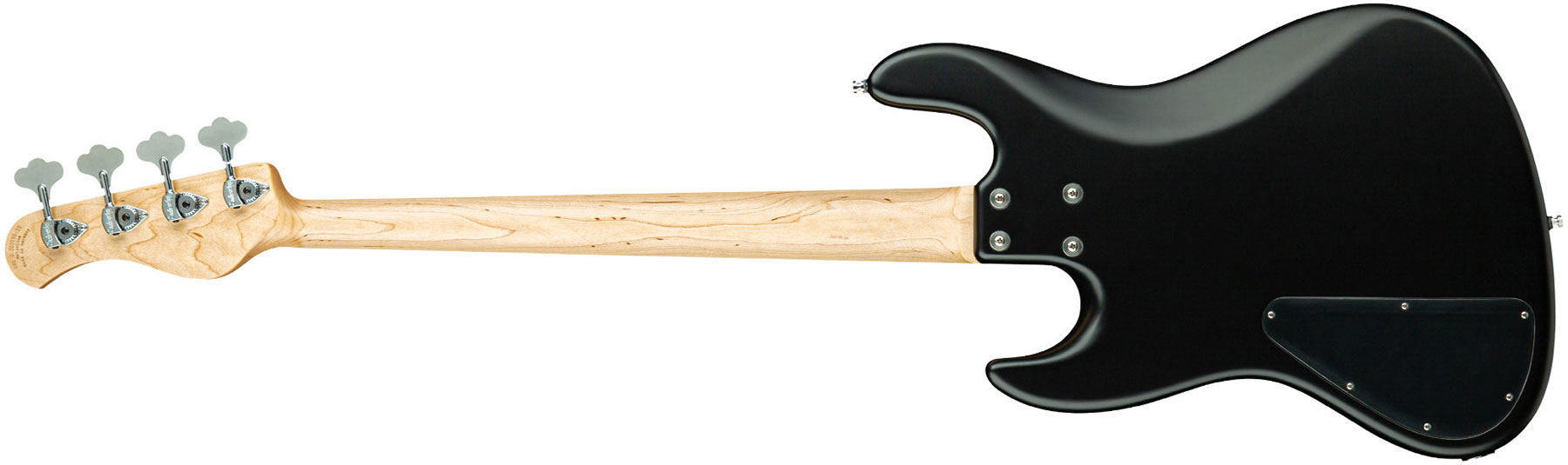 Sadowsky Vintage J/j Bass 21 Fret Ash 4c Metroline All Active Mn - Solid Black Satin - Solidbody E-bass - Variation 1