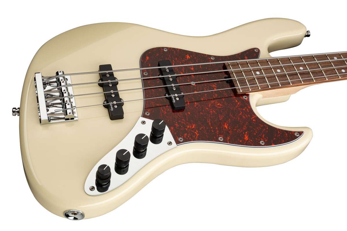 Sadowsky Vintage J/j Bass 21 Fret Ash 4c Metroline All Active Mor - Solid Olympic White - Solidbody E-bass - Variation 2