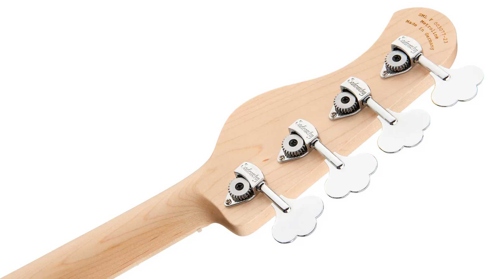 Sadowsky Vintage J/j Bass 24 Fret Ash 4c Metroline All Active Mn - Natural Satin - Solidbody E-bass - Variation 5