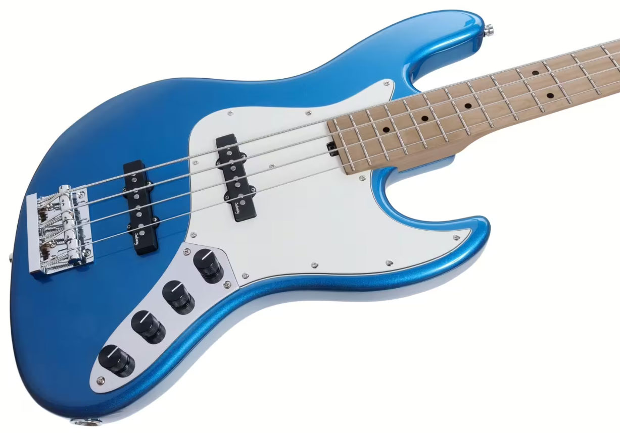Sadowsky Vintage Jj Bass 21 Fret 4c Metroexpress V2 Mn - Ocean Blue Metallic - Solidbody E-bass - Variation 2
