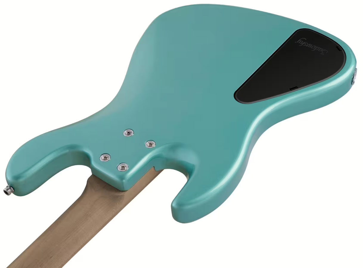 Sadowsky Vintage Jj Bass 21 Fret 4c Metroexpress V2 Mn - Sage Green Metallic - Solidbody E-bass - Variation 3
