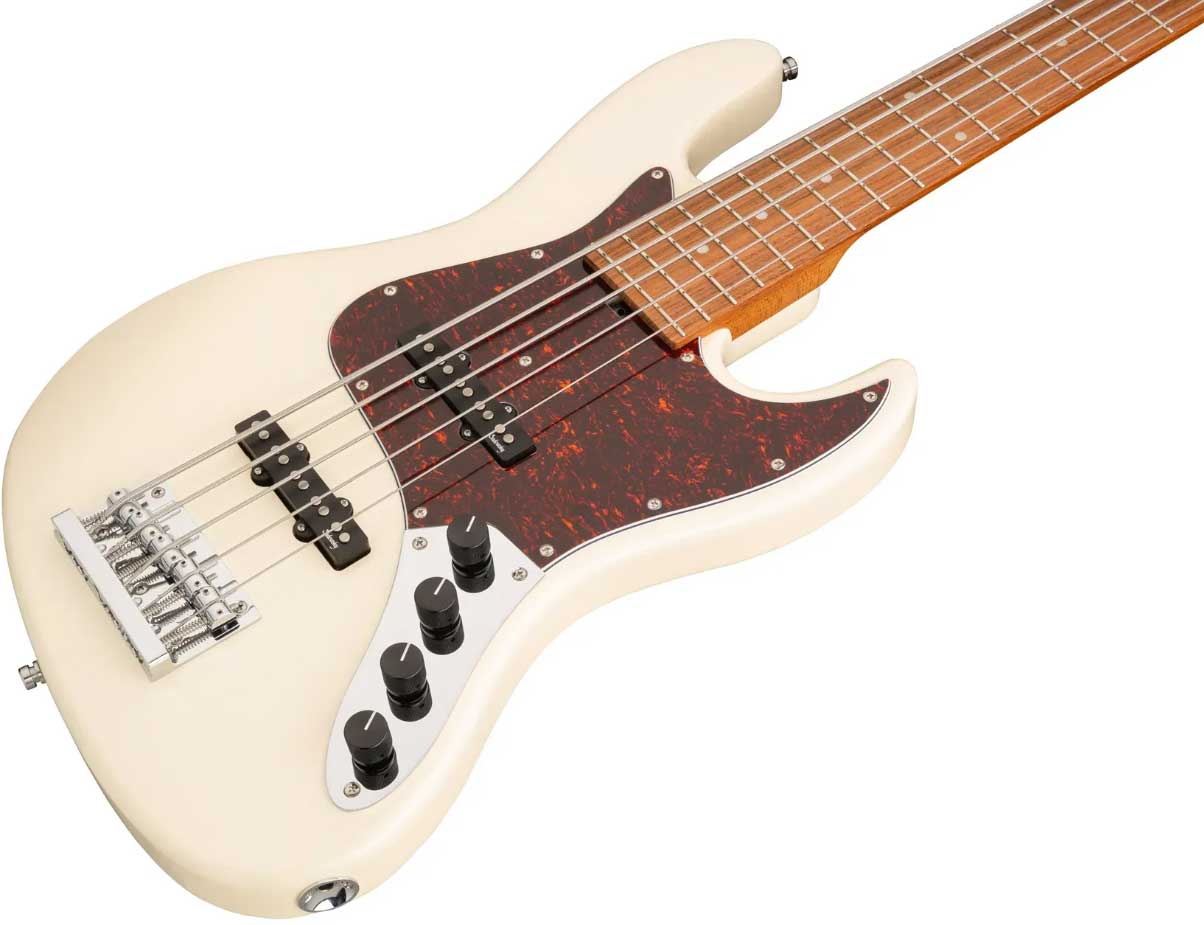 Sadowsky Vintage Jj Bass 21-fret 5c Metroexpress Mor - Olympic White - Solidbody E-bass - Variation 2