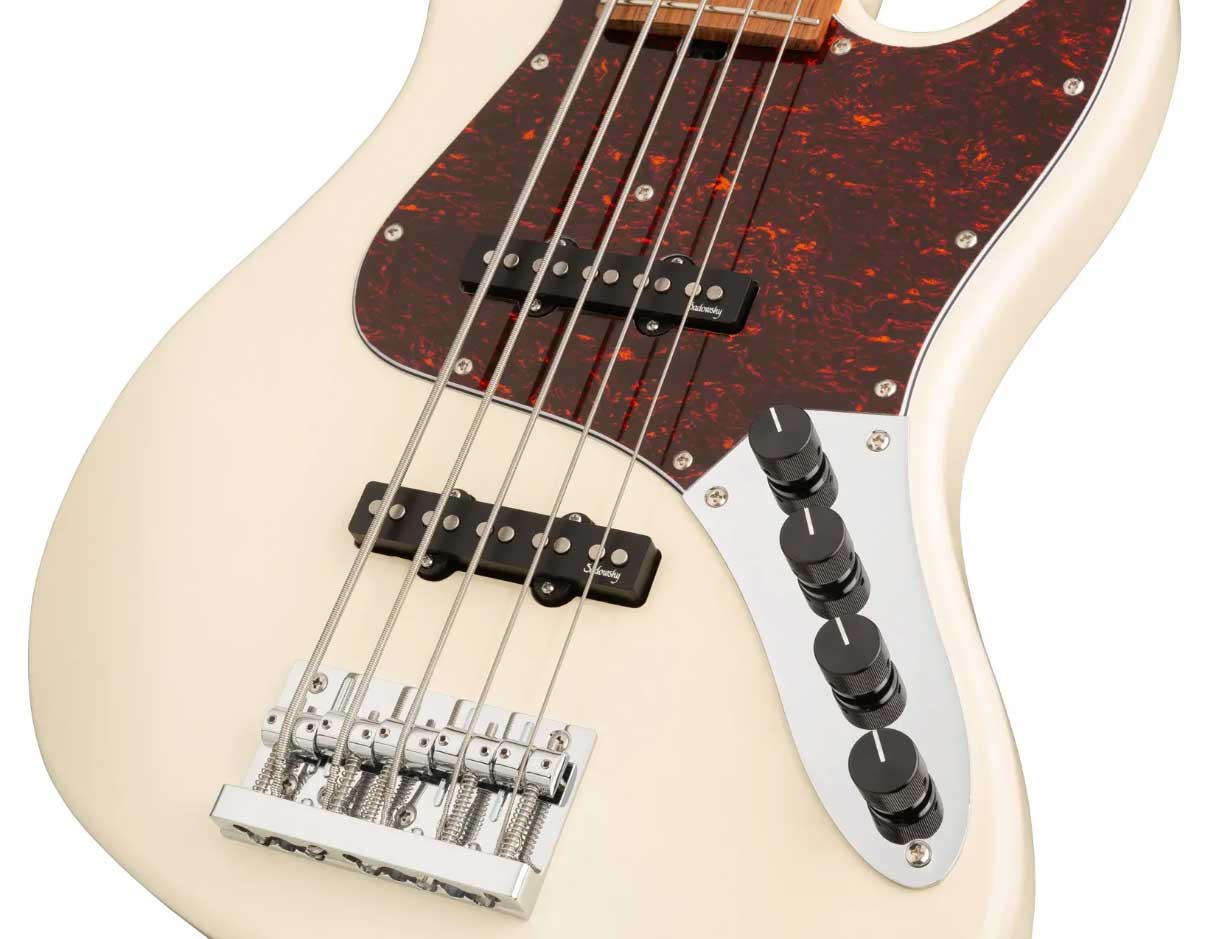Sadowsky Vintage Jj Bass 21-fret 5c Metroexpress Mor - Olympic White - Solidbody E-bass - Variation 3