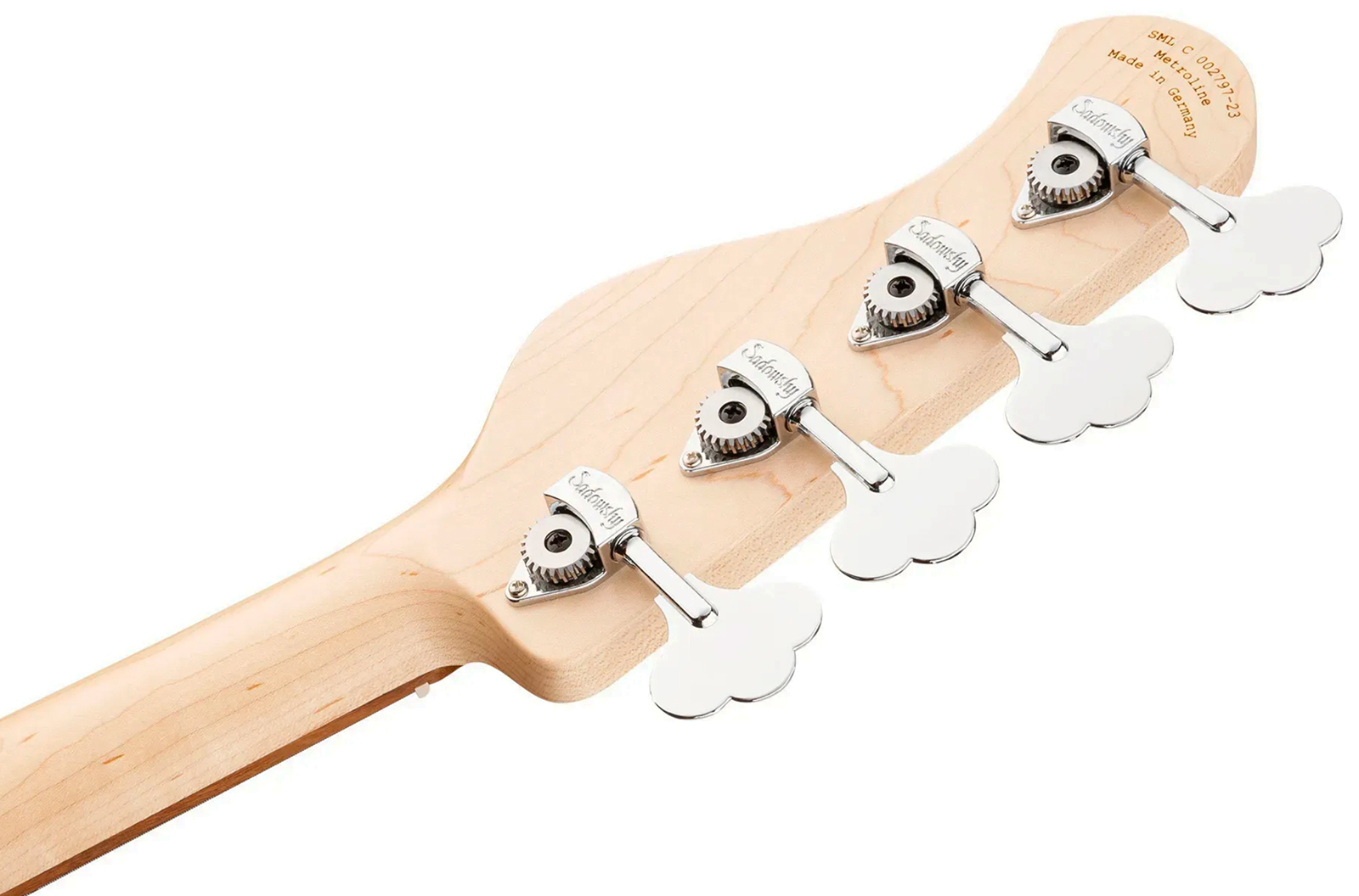 Sadowsky Vintage Jj Bass 21 Fret Alder 4c Metroline All Active Mor - Sage Green Metallic Satin - Solidbody E-bass - Variation 5