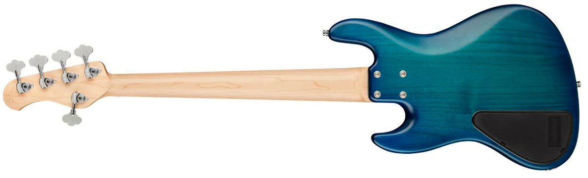 Sadowsky Vintage Jj Bass 21 Fret Alder 5c Metroline All Active Mor - Bora Blue Burst Transparent Satin - Solidbody E-bass - Variation 1