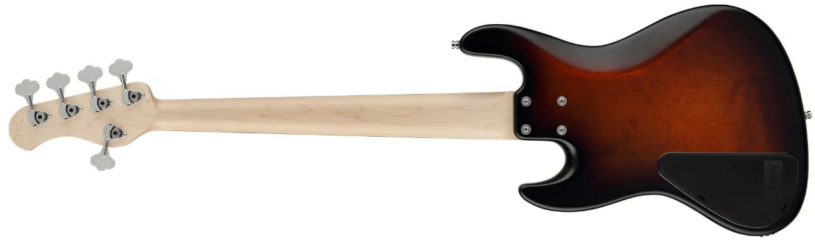 Sadowsky Vintage Jj Bass 21 Fret Alder 5c Metroline All Active Mor - Almond Sunburst Transparent Satin - Solidbody E-bass - Variation 1