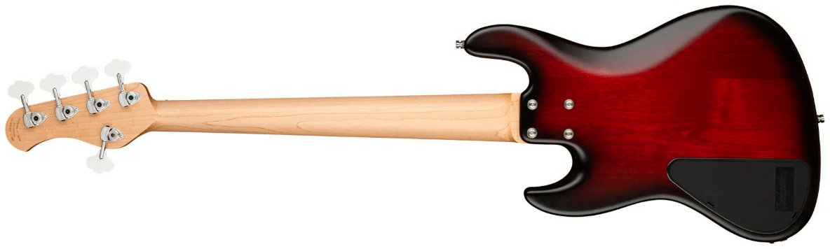 Sadowsky Vintage Jj Bass 21 Fret Alder 5c Metroline All Active Mor - Burgundy Blackburst Transparent Satin - Solidbody E-bass - Variation 1