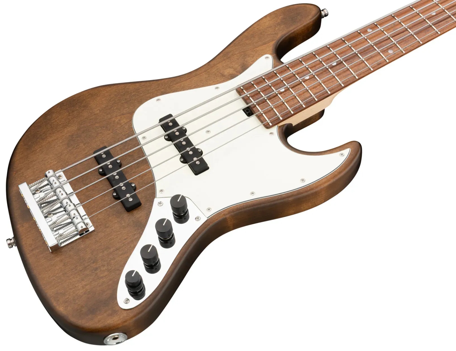 Sadowsky Vintage Jj Bass 21 Fret Alder 5c Metroline All Active Mor - Antique Tobacco Transparent Satin - Solidbody E-bass - Variation 2
