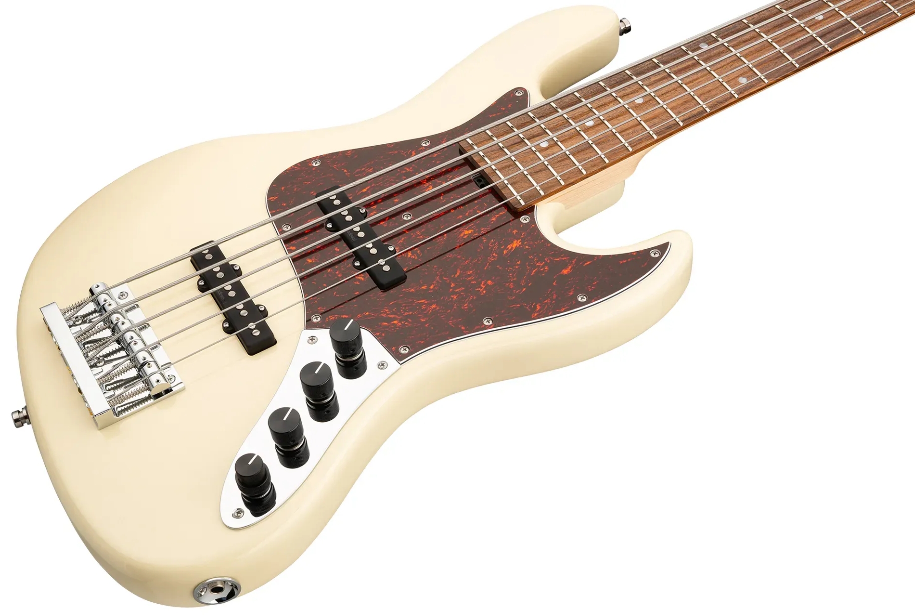 Sadowsky Vintage Jj Bass 21 Fret Alder 5c Metroline All Active Mor - Solid Olympic White - Solidbody E-bass - Variation 2