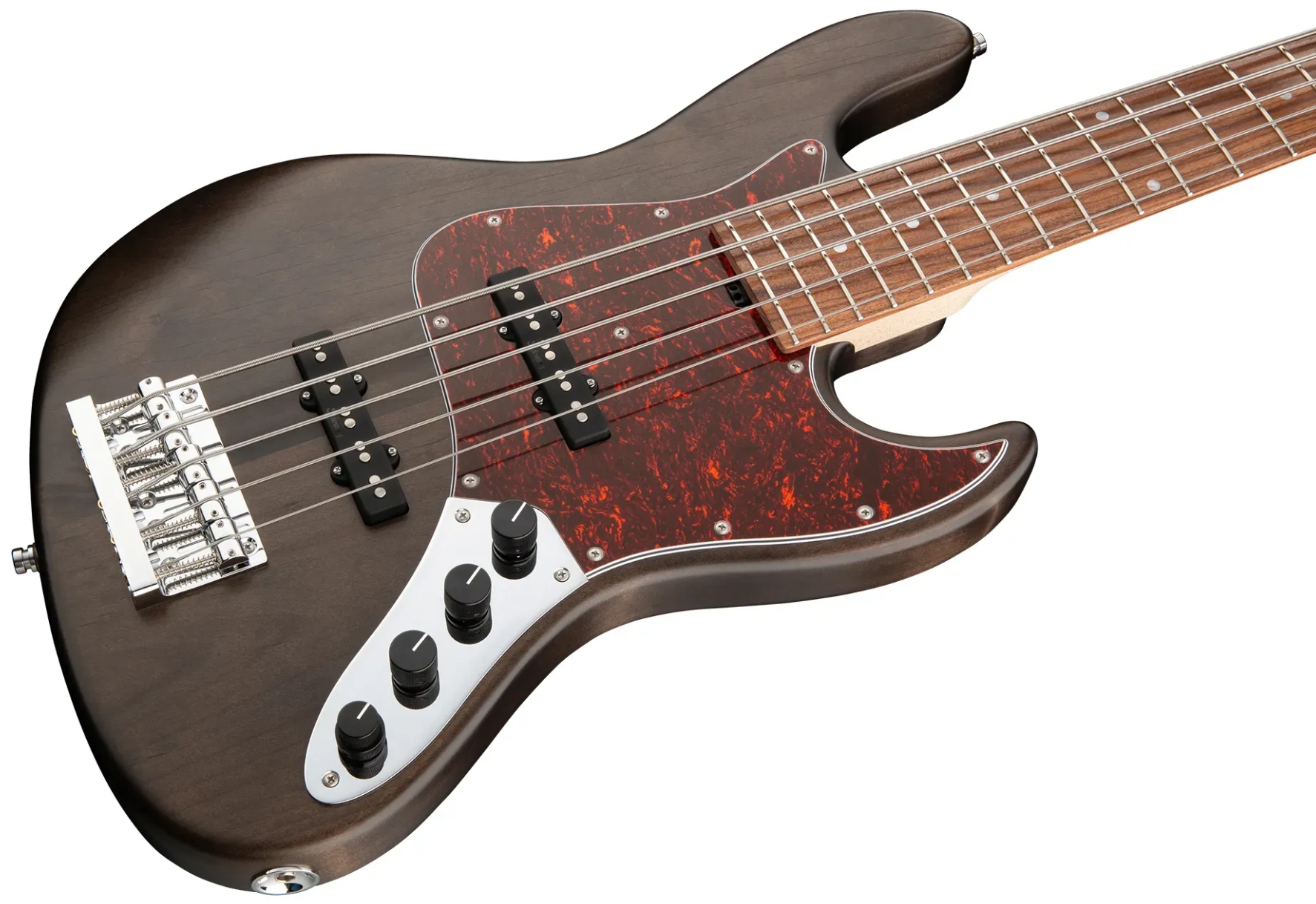 Sadowsky Vintage Jj Bass 21 Fret Alder 5c Metroline All Active Mor - Nirvana Black Transparent Satin - Solidbody E-bass - Variation 3