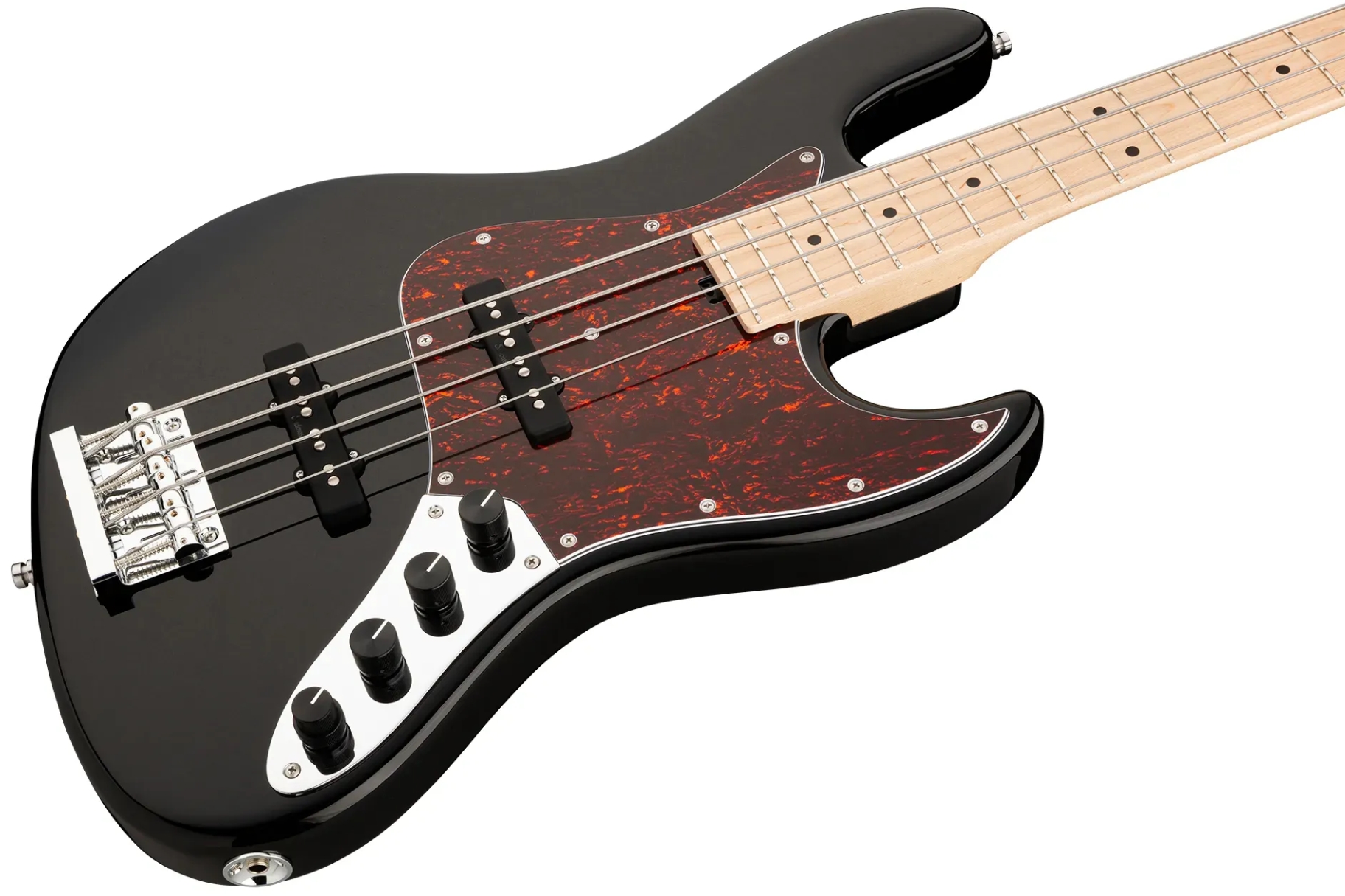 Sadowsky Vintage Jj Bass 21 Fret Ash 4c Metroline All Active Mn - Solid Black Gloss - Solidbody E-bass - Variation 2