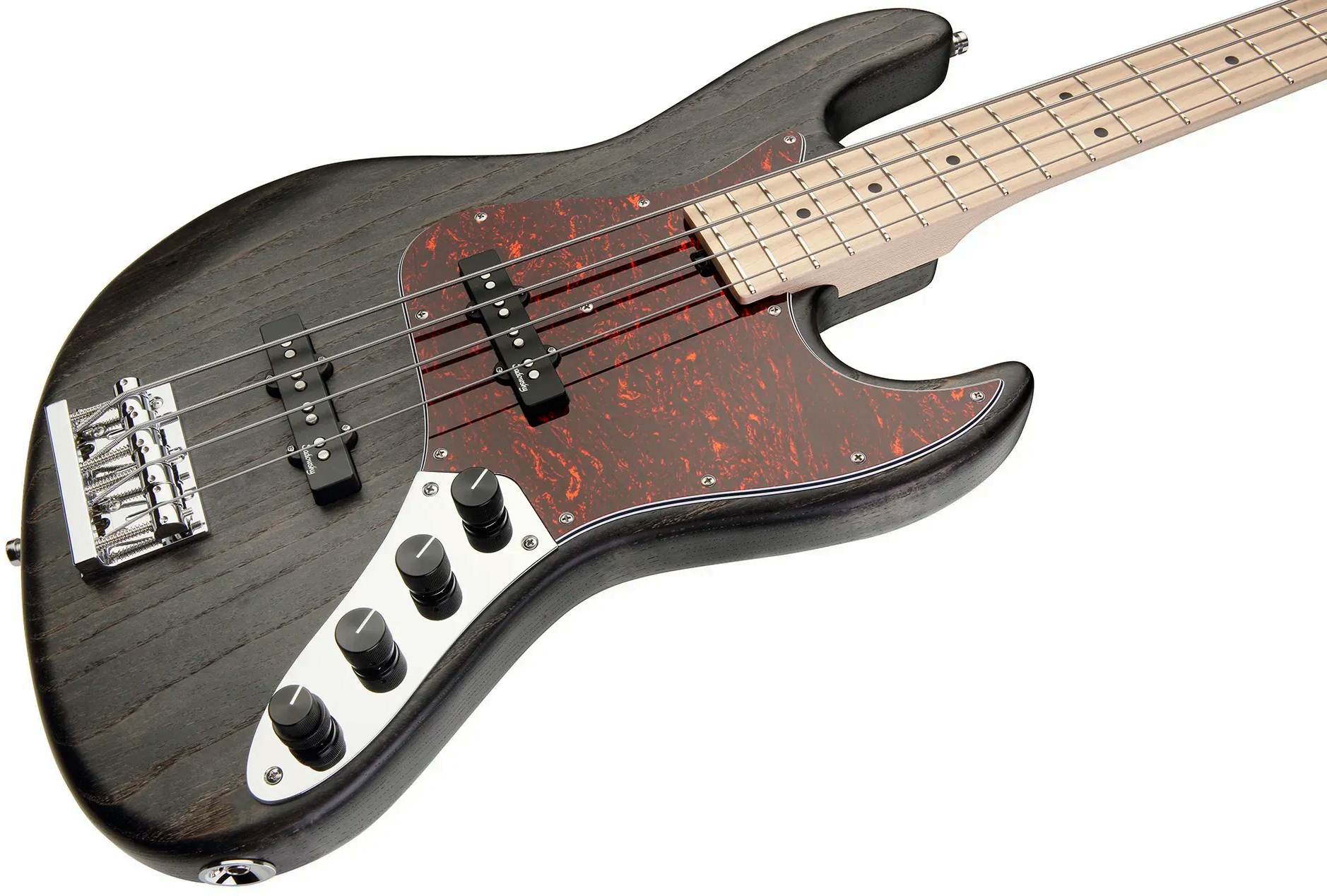 Sadowsky Vintage Jj Bass 21 Fret Ash 4c Metroline All Active Mn - Nirvana Black Transparent Satin - Solidbody E-bass - Variation 4