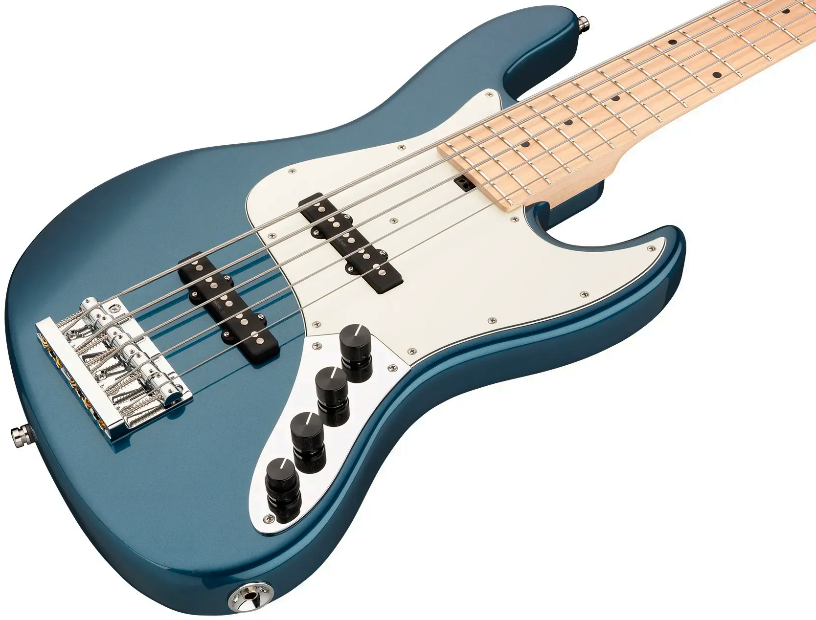 Sadowsky Vintage Jj Bass 21 Fret Ash 5c Metroline All Active Mn - Dark Lake Placid Blue Metallic - Solidbody E-bass - Variation 2