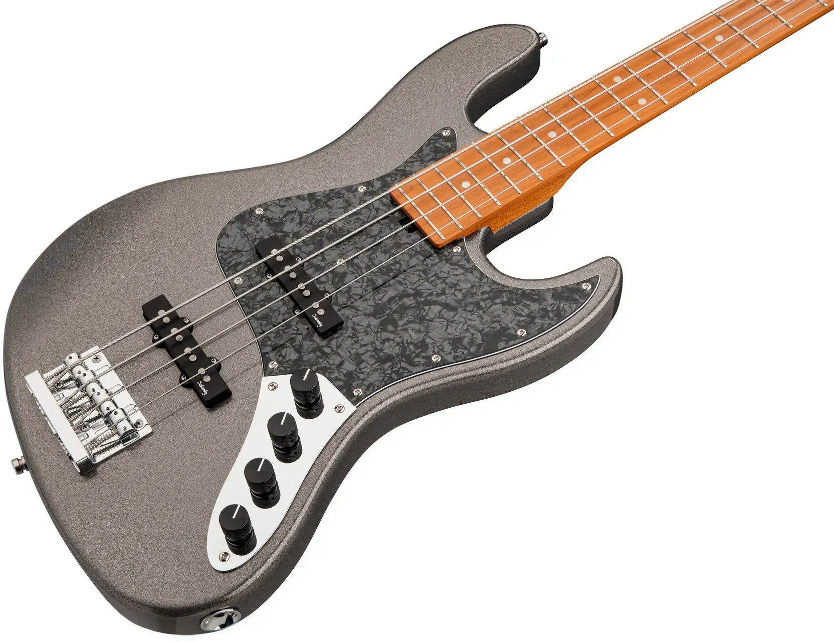 Sadowsky Vintage Jj Bass 21f 4c Metroexpress Mn - Silver Metallic - Solidbody E-bass - Variation 2