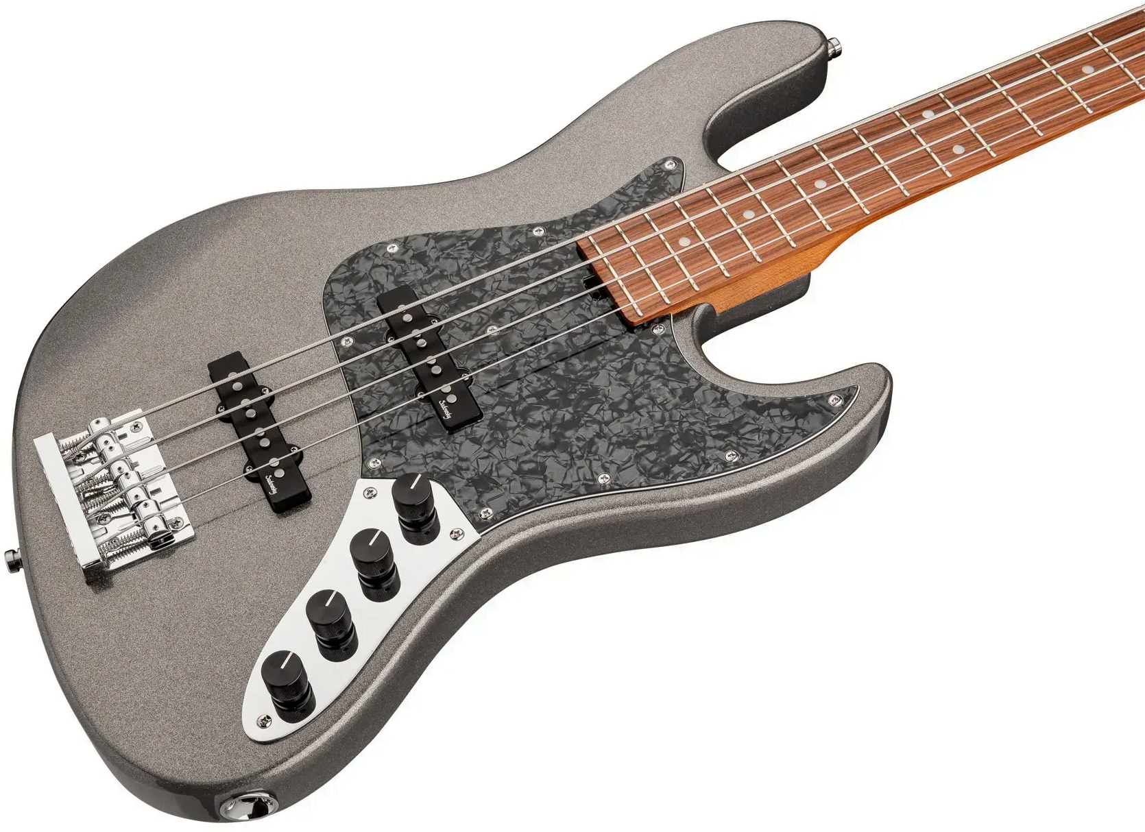 Sadowsky Vintage Jj Bass 21f 4c Metroexpress Mor - Silver Metallic - Solidbody E-bass - Variation 2