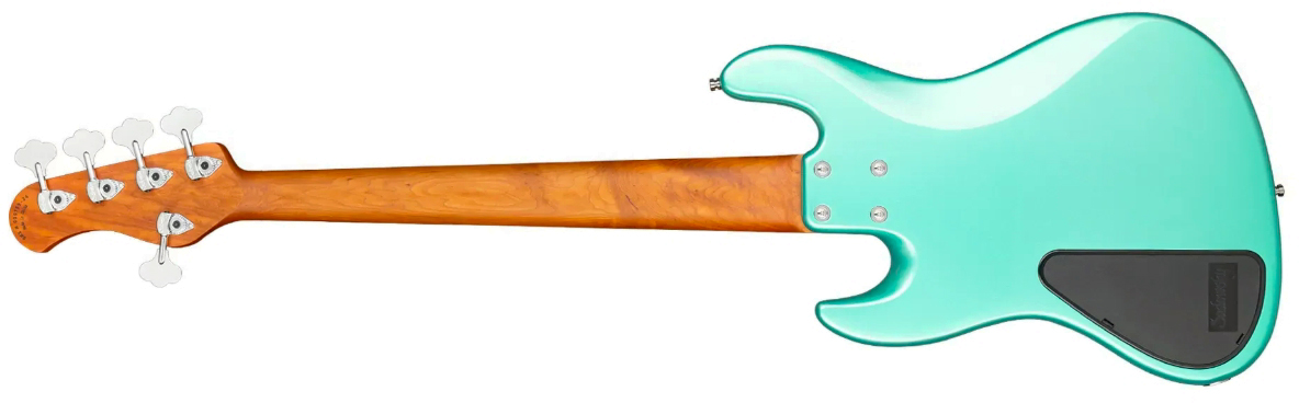 Sadowsky Vintage Jj Bass 21f 5c Metroexpress Mor - Sage Green Metallic - Solidbody E-bass - Variation 1