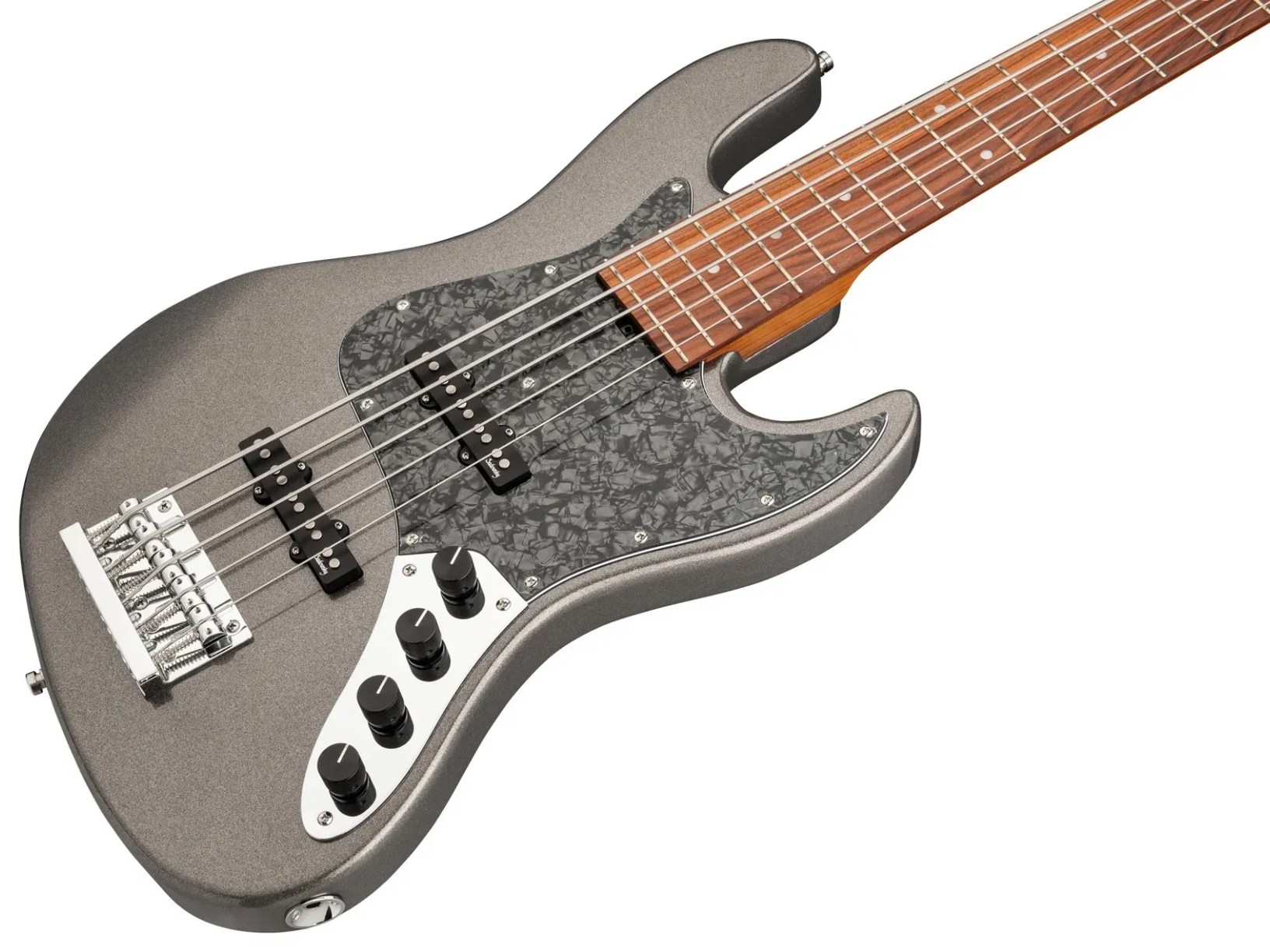 Sadowsky Vintage Jj Bass 21f 5c Metroexpress Mor - Silver Metallic - Solidbody E-bass - Variation 2