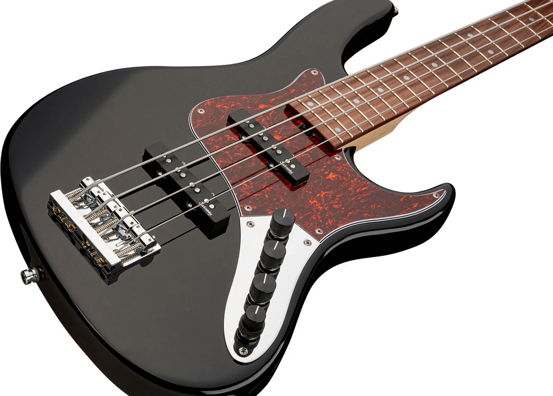 Sadowsky Vintage Jj Bass 24 Fret Alder 4c Metroline All Active Mor - Black High Polish - Solidbody E-bass - Variation 2