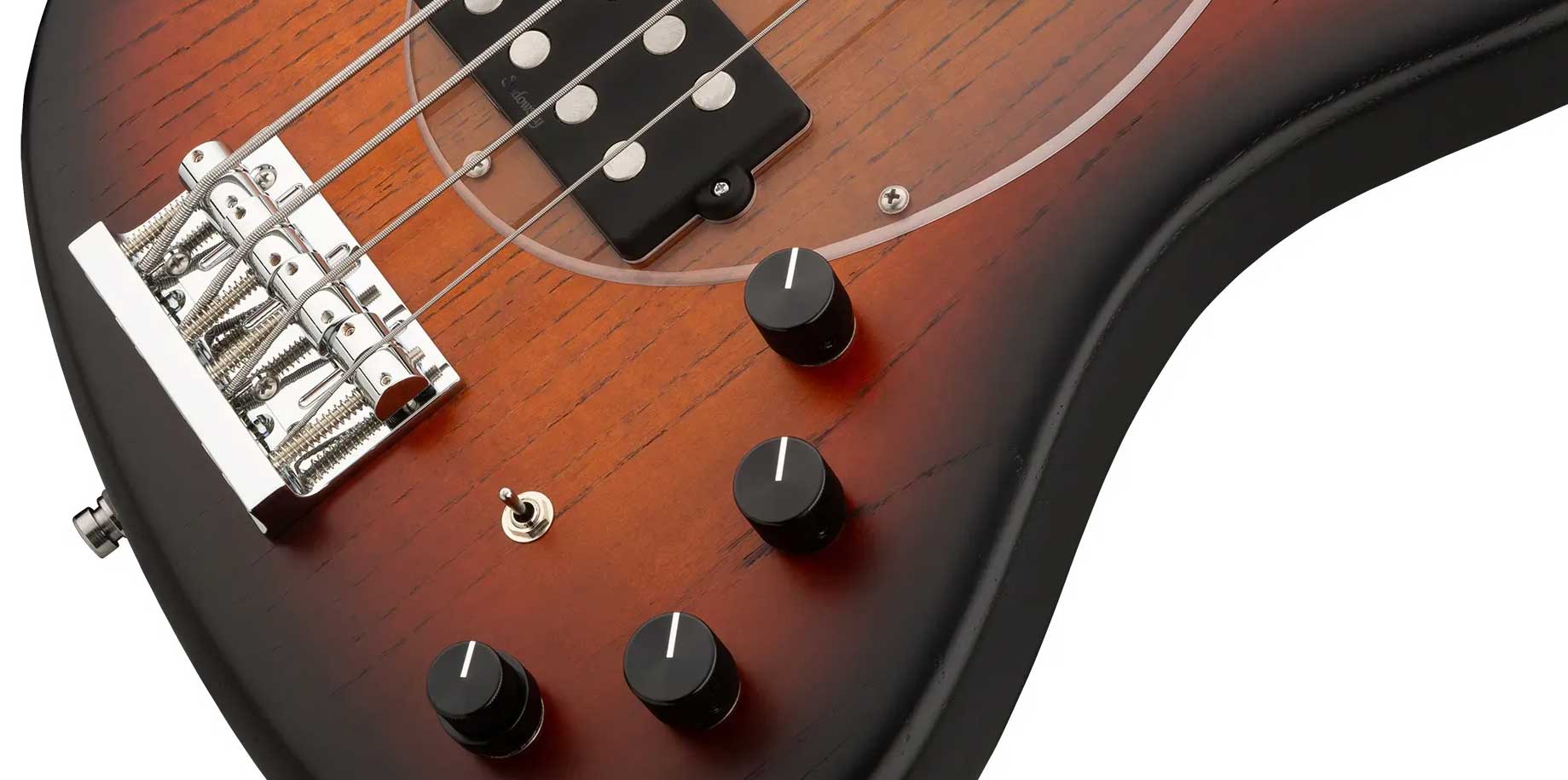 Sadowsky Vintage M/j Bass 21f Ash 4c Metroline All Active Mn - Almond Sunburst Trans. Satin - Solidbody E-bass - Variation 3