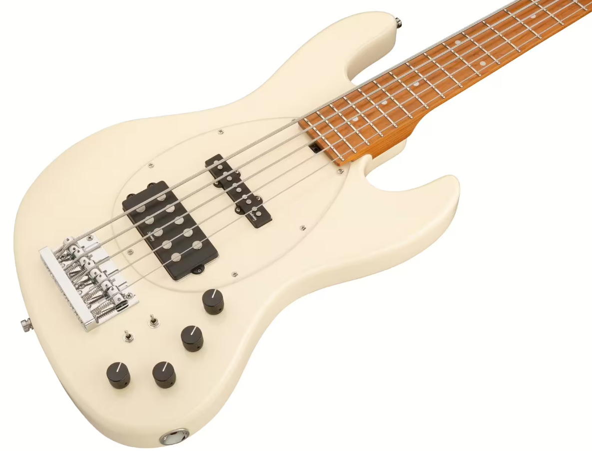 Sadowsky Vintage Mj Bass 21-fret Metroexpress 5c Mor - Olympic White - Solidbody E-bass - Variation 2