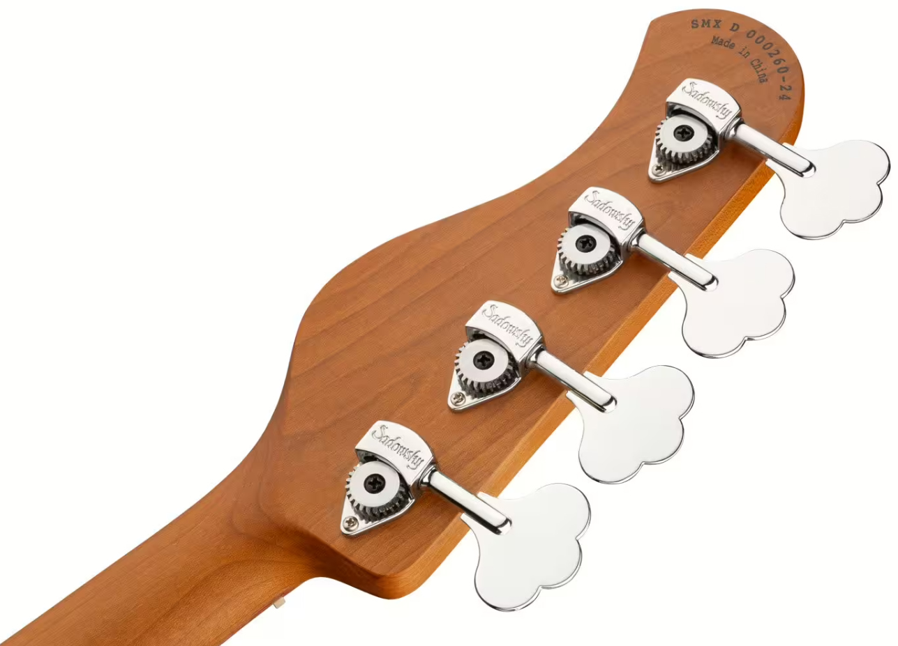 Sadowsky Vintage Mj Bass 21-fret Metroexpress Mor - Tobacco Sunburst Transparent - Solidbody E-bass - Variation 4