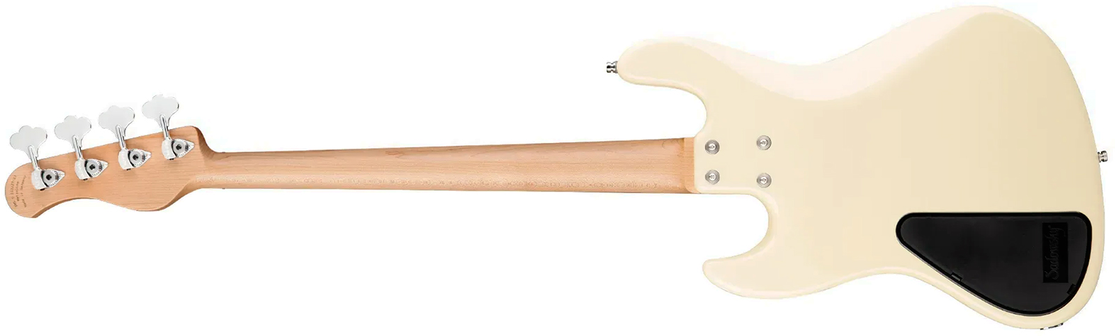 Sadowsky Vintage Mj Bass 21f Alder 4c Metroline All Active Mor - Olympic White - Solidbody E-bass - Variation 1