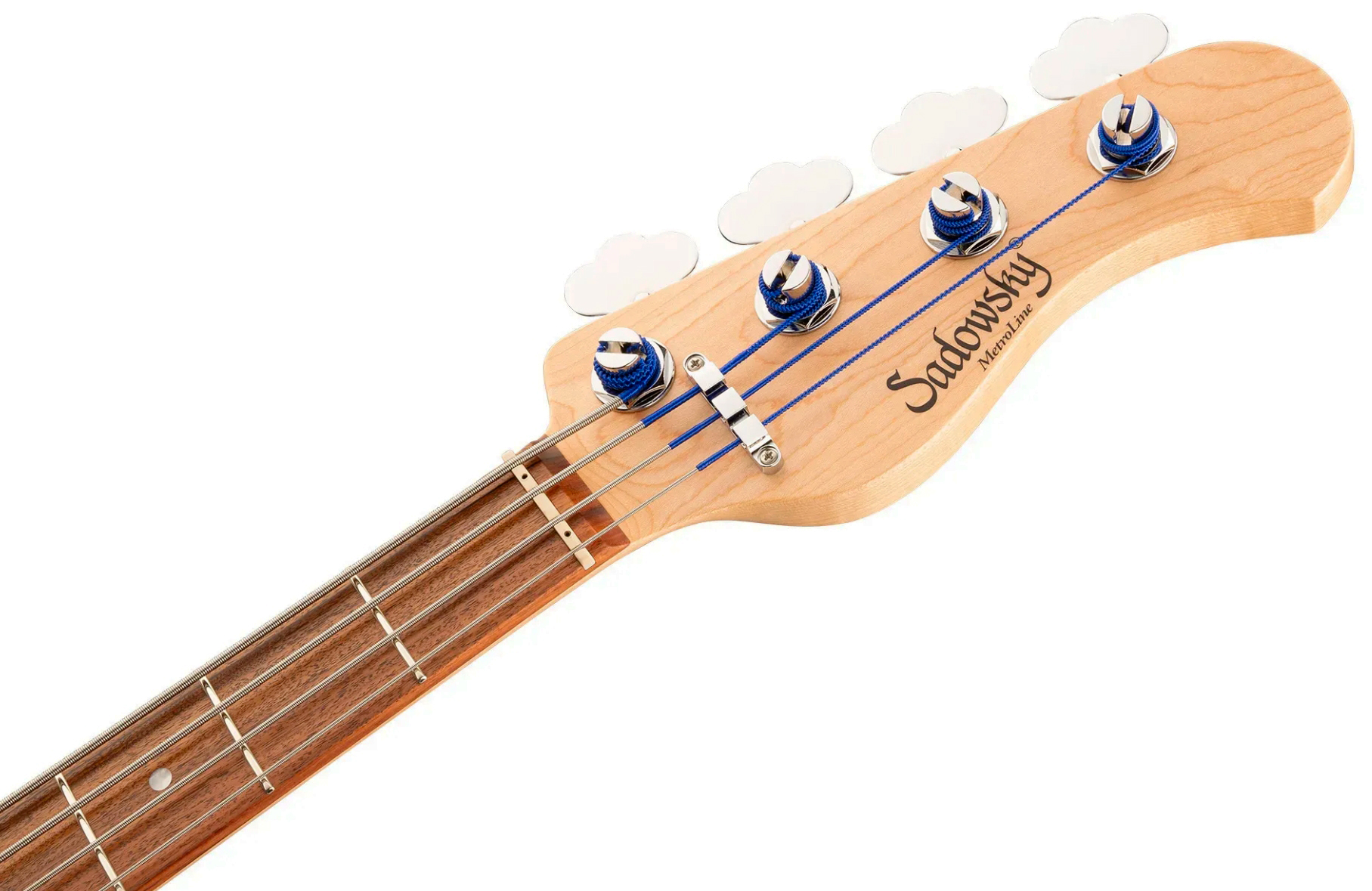 Sadowsky Vintage Mj Bass 21f Alder 4c Metroline All Active Mor - Bora Blue Burst Satin - Solidbody E-bass - Variation 2