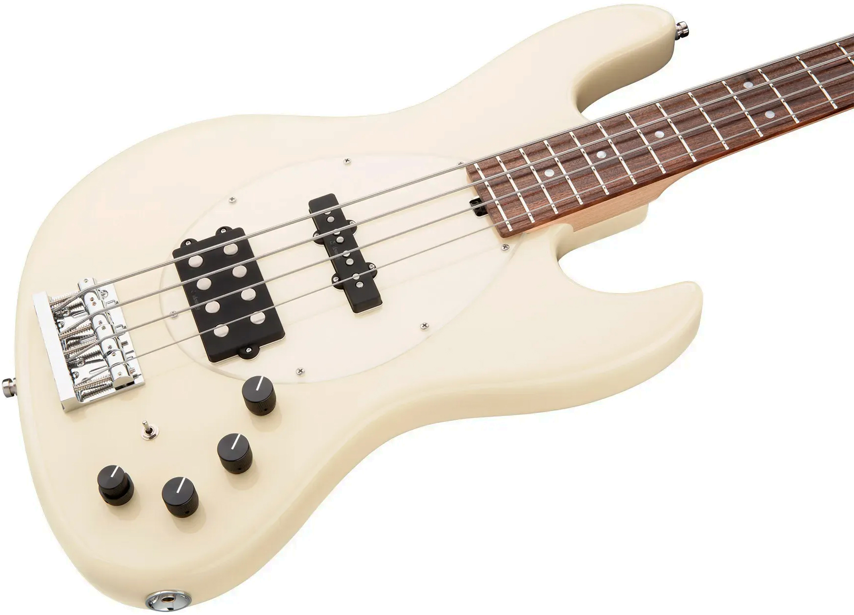 Sadowsky Vintage Mj Bass 21f Alder 4c Metroline All Active Mor - Olympic White - Solidbody E-bass - Variation 2