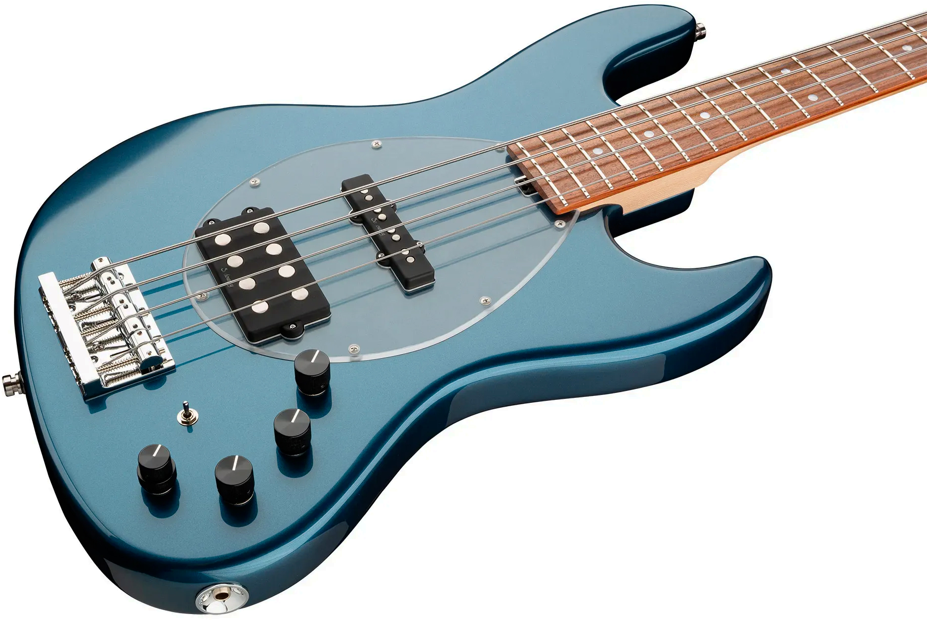 Sadowsky Vintage Mj Bass 21f Alder 4c Metroline All Active Mor - Dark Lake Placid Blue Metallic - Solidbody E-bass - Variation 2