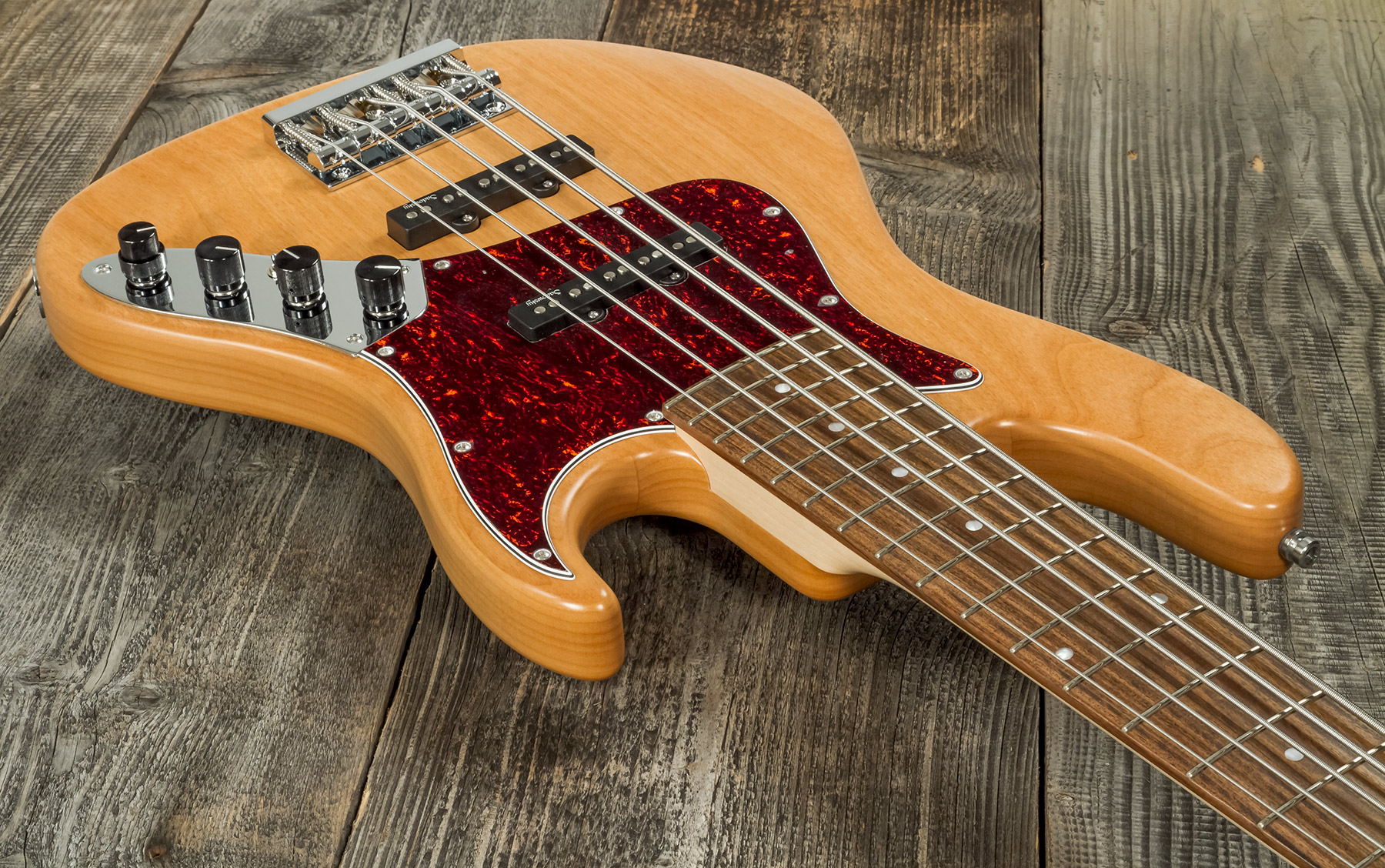 Sadowsky Will Lee 22 Fret Alder 5c Metroline Signature All Jj Mor - Natural Transparent Satin - Solidbody E-bass - Variation 2