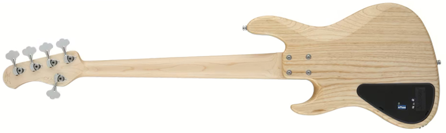 Sadowsky Will Lee 22-fret Ash 5c Metroline Signature All Active Mn - Natural Transparent - Solidbody E-bass - Variation 1