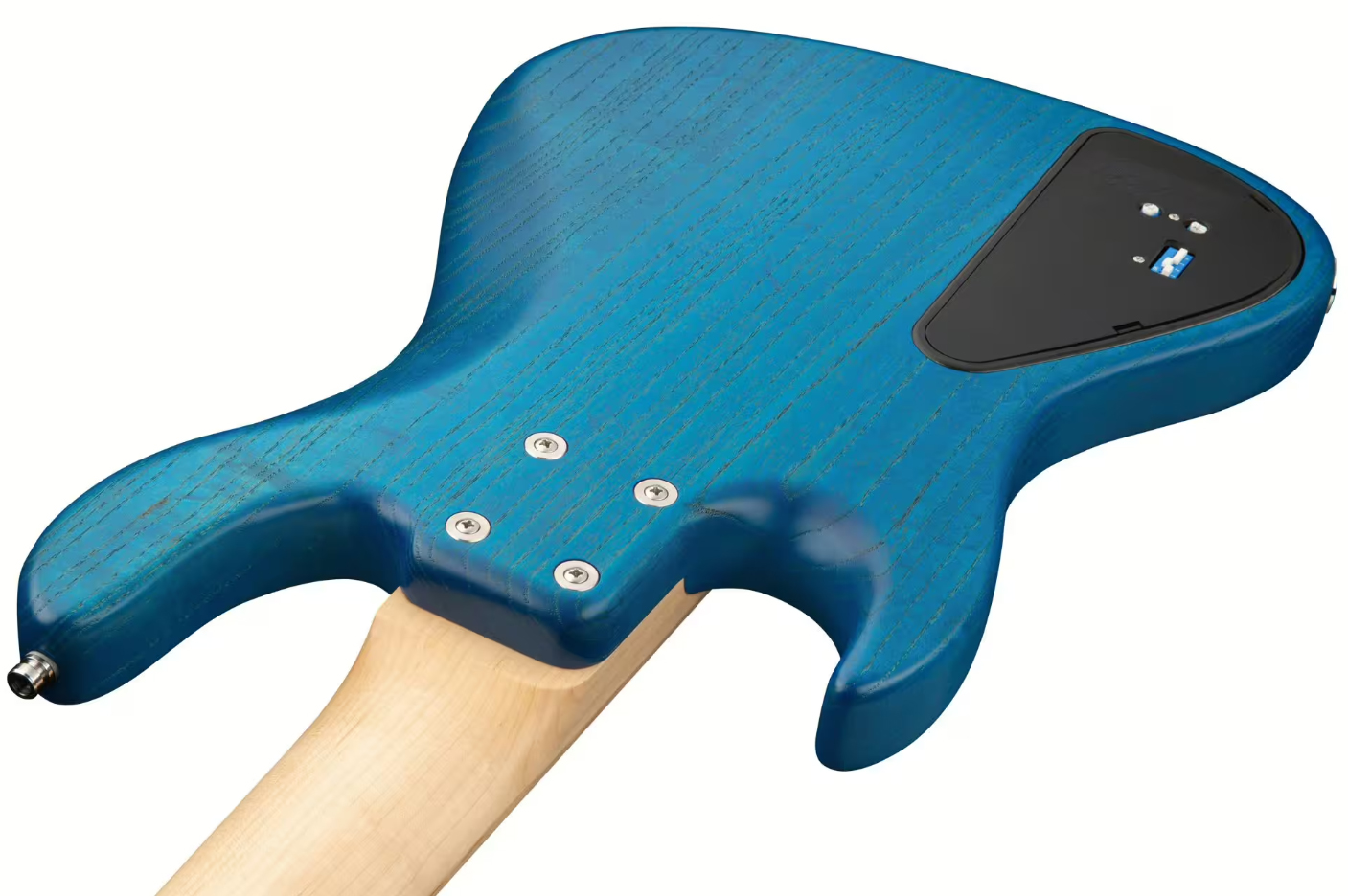 Sadowsky Will Lee 22-fret Ash 5c Metroline Signature All Active Mn - Ocean Blue Transparent Satin - Solidbody E-bass - Variation 3