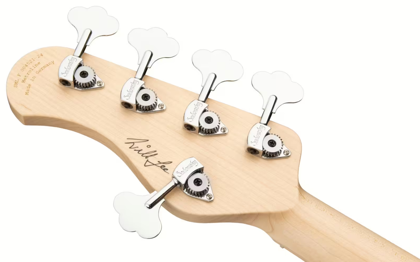 Sadowsky Will Lee 22-fret Ash 5c Metroline Signature All Active Mn - Solid Olympic White - Solidbody E-bass - Variation 4