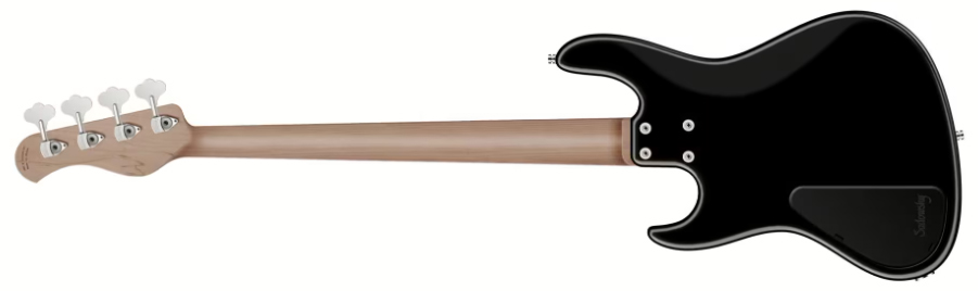 Sadowsky Will Lee 22-fret Metroexpress Signature Active Mor - Solid Black - Solidbody E-bass - Variation 1