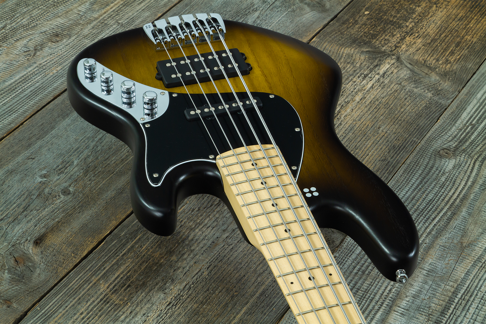 Sandberg California Tm Sl Superlight 5c All Active Mn #50318 - Matt Tobacco Sunburst - Solidbody E-bass - Variation 2