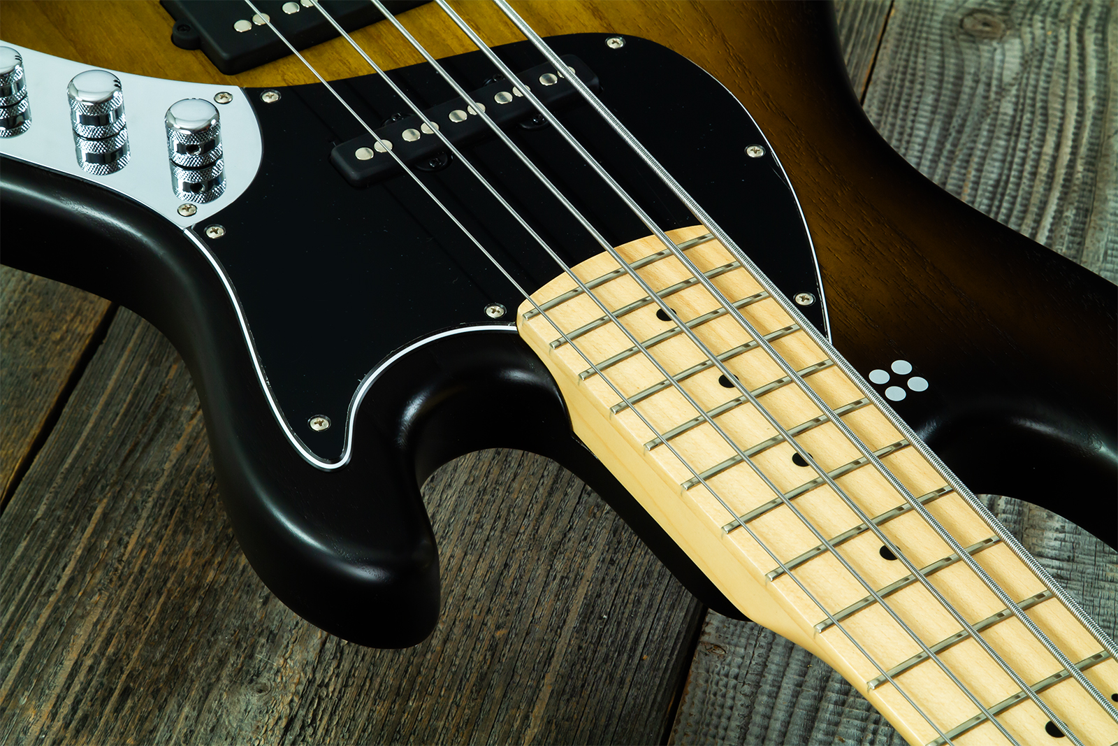 Sandberg California Tm Sl Superlight 5c All Active Mn #50318 - Matt Tobacco Sunburst - Solidbody E-bass - Variation 4