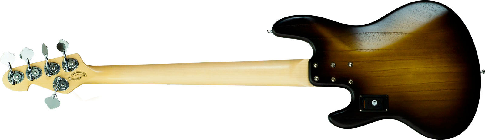 Sandberg California Tm Sl Superlight 5c All Active Mn #50318 - Matt Tobacco Sunburst - Solidbody E-bass - Variation 7