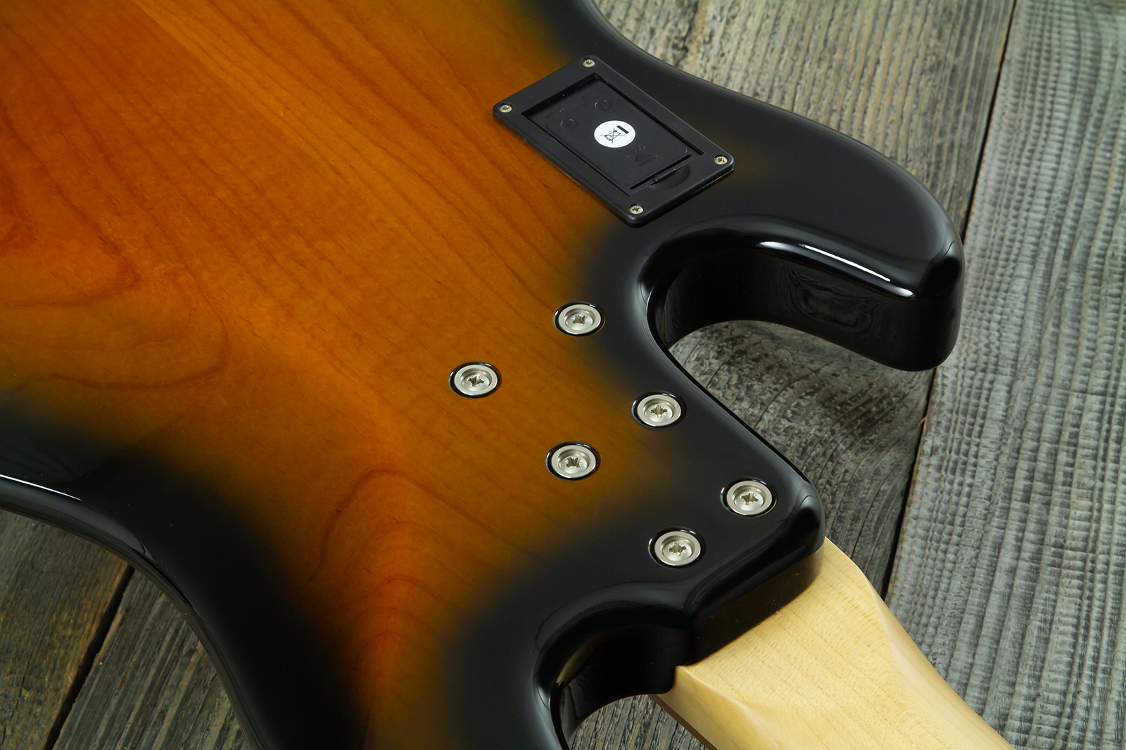 Sandberg California Tm4 Sl Abalone Dots Superlight 4c All Active Pf - Tobacco Sunburst - Solidbody E-bass - Variation 6