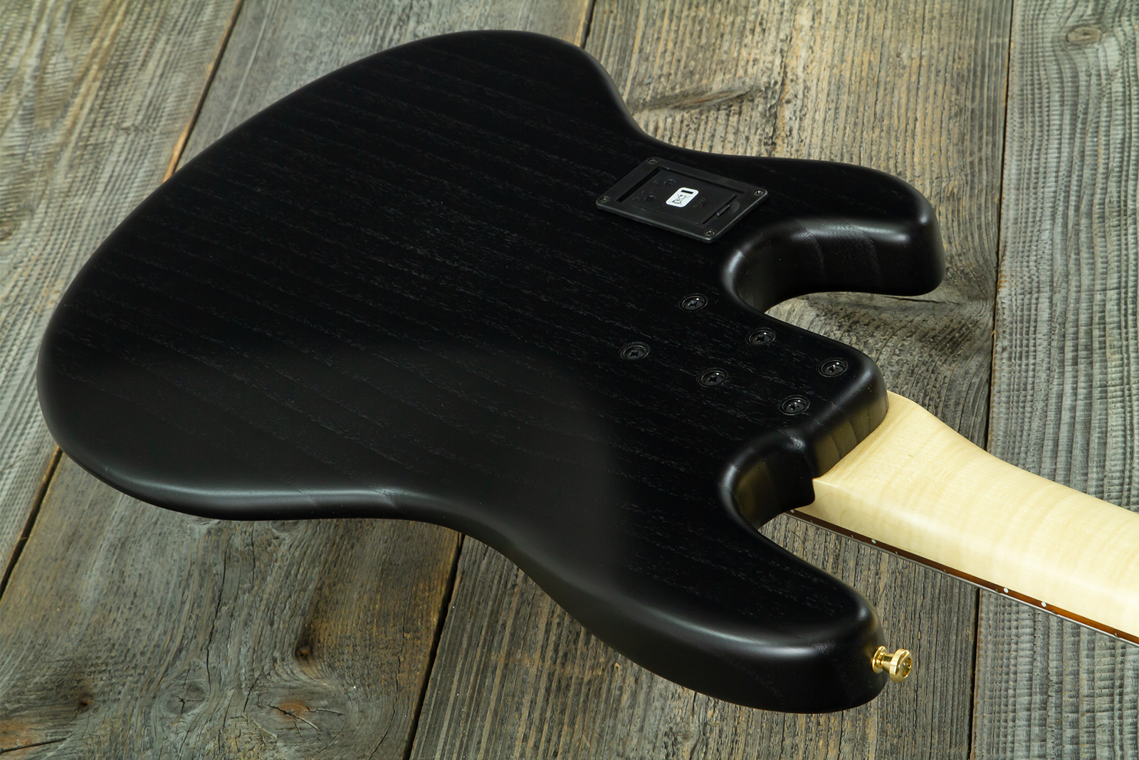 Sandberg California Tm4 Sl Superlight Gh 4c All Active Pf - Highgloss Black W. Matched Headstock - Solidbody E-bass - Variation 8
