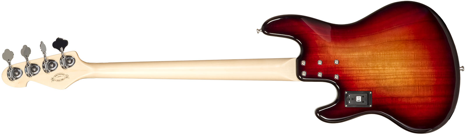 Sandberg California Tm4 Sl Superlight Ltd Active Pf - Ultra Soft Aged 3-tone Sunburst Gloss - Solidbody E-bass - Variation 1