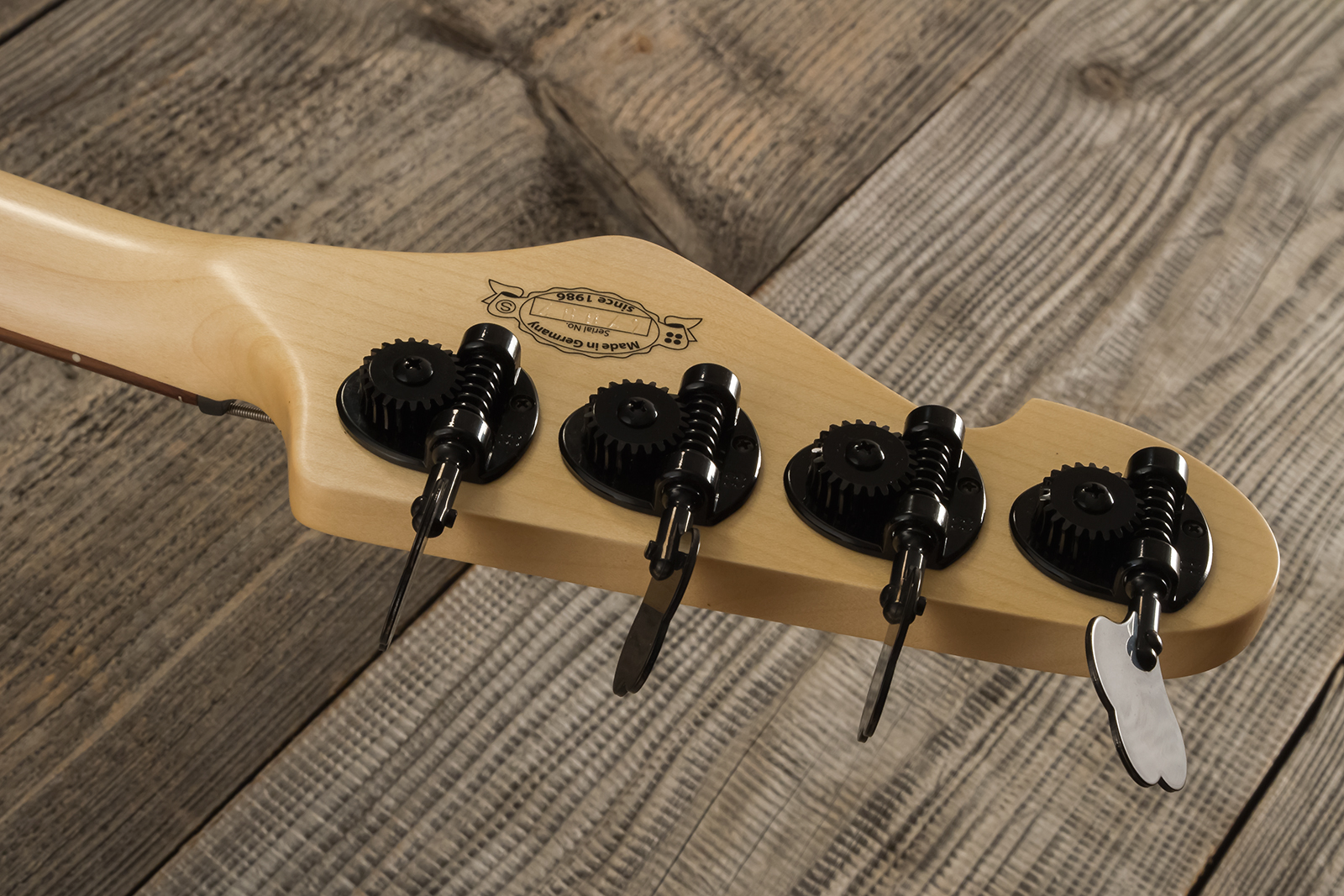 Sandberg California Tm4 Sl Superlight White Blocks All Active Pf - Black - Solidbody E-bass - Variation 10