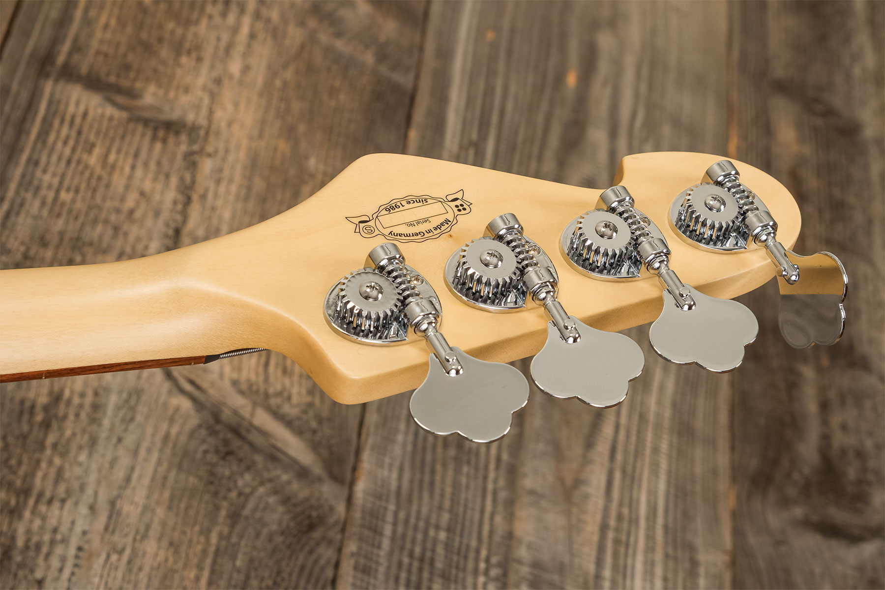 Sandberg California Tm4 Sl Superlight White Dots All Active Pf - Tobacco Sunburst Matt - Solidbody E-bass - Variation 10