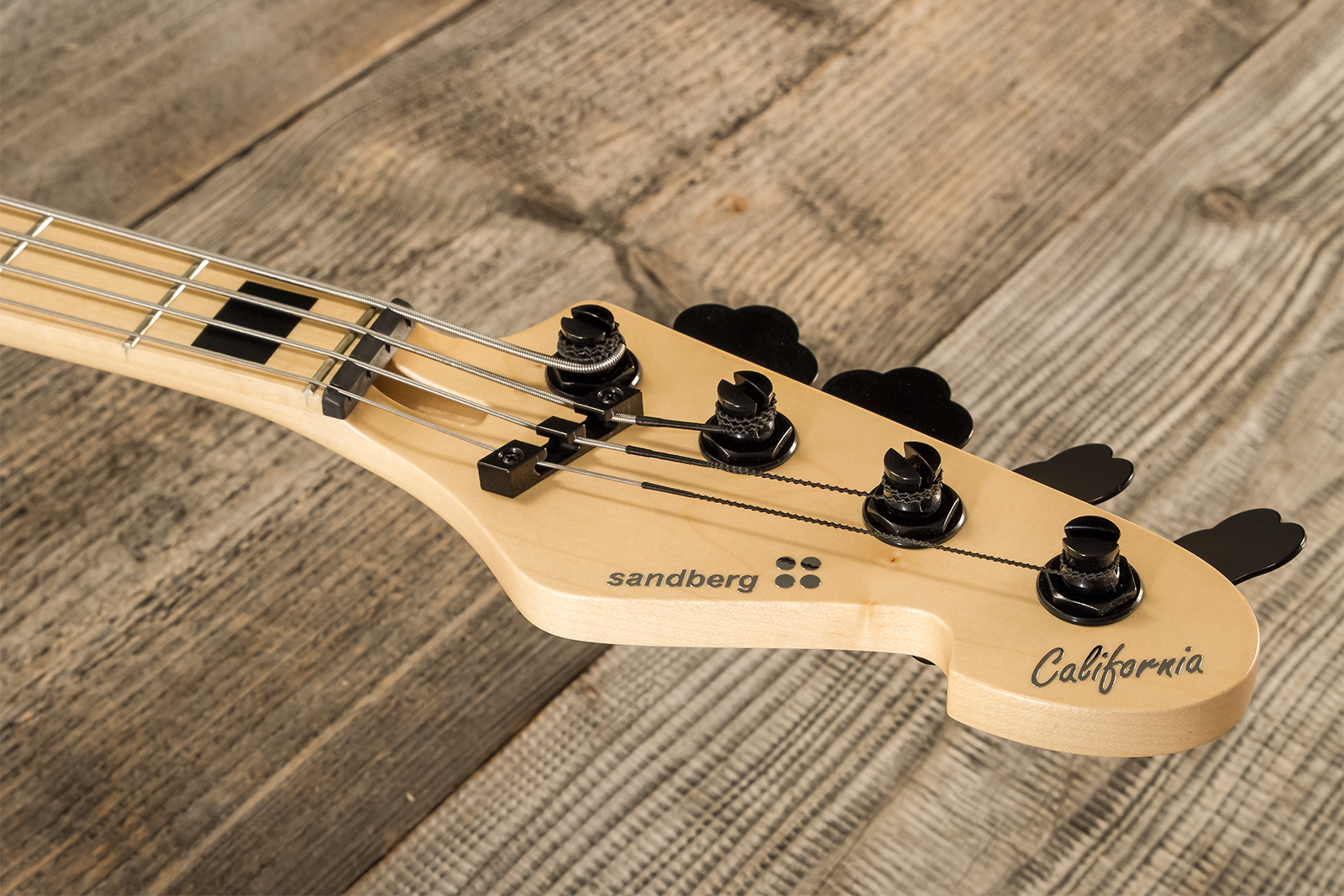 Sandberg California Tm4 Superlight Black Blocks 4c All Active Mn - Matt Black - Solidbody E-bass - Variation 9