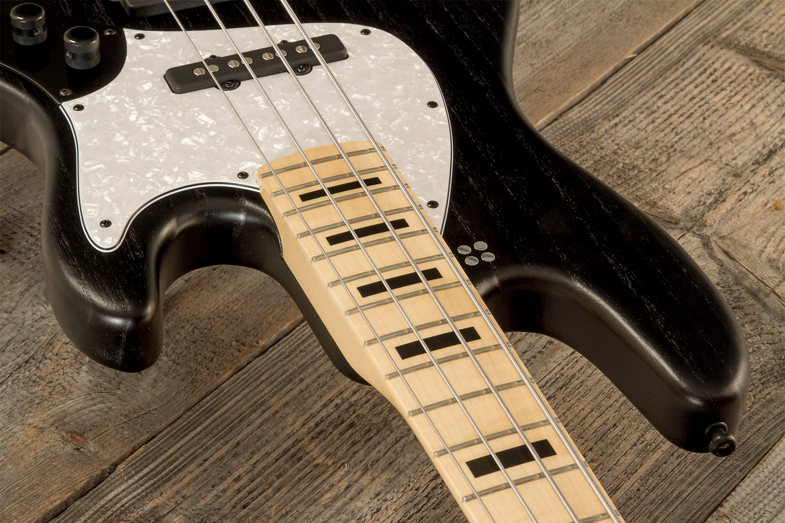 Sandberg California Tm4 Superlight Black Blocks 4c All Active Mn - Matt Black - Solidbody E-bass - Variation 4