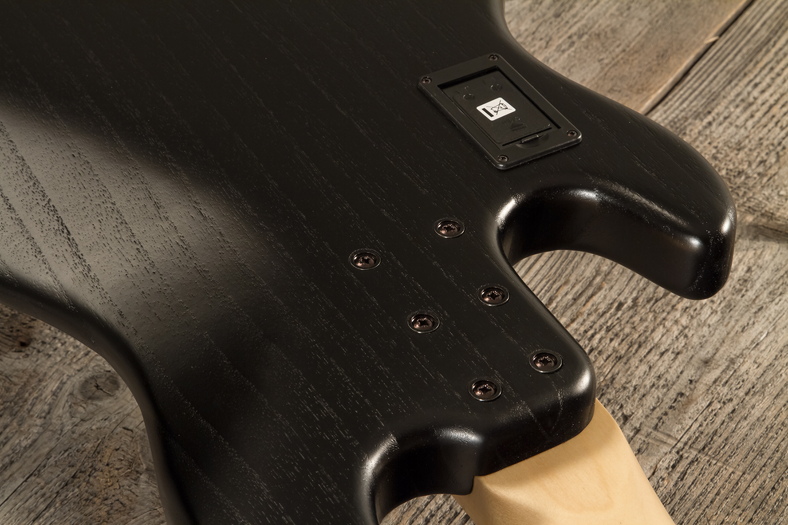 Sandberg California Tm4 Superlight Black Blocks 4c All Active Mn - Matt Black - Solidbody E-bass - Variation 7