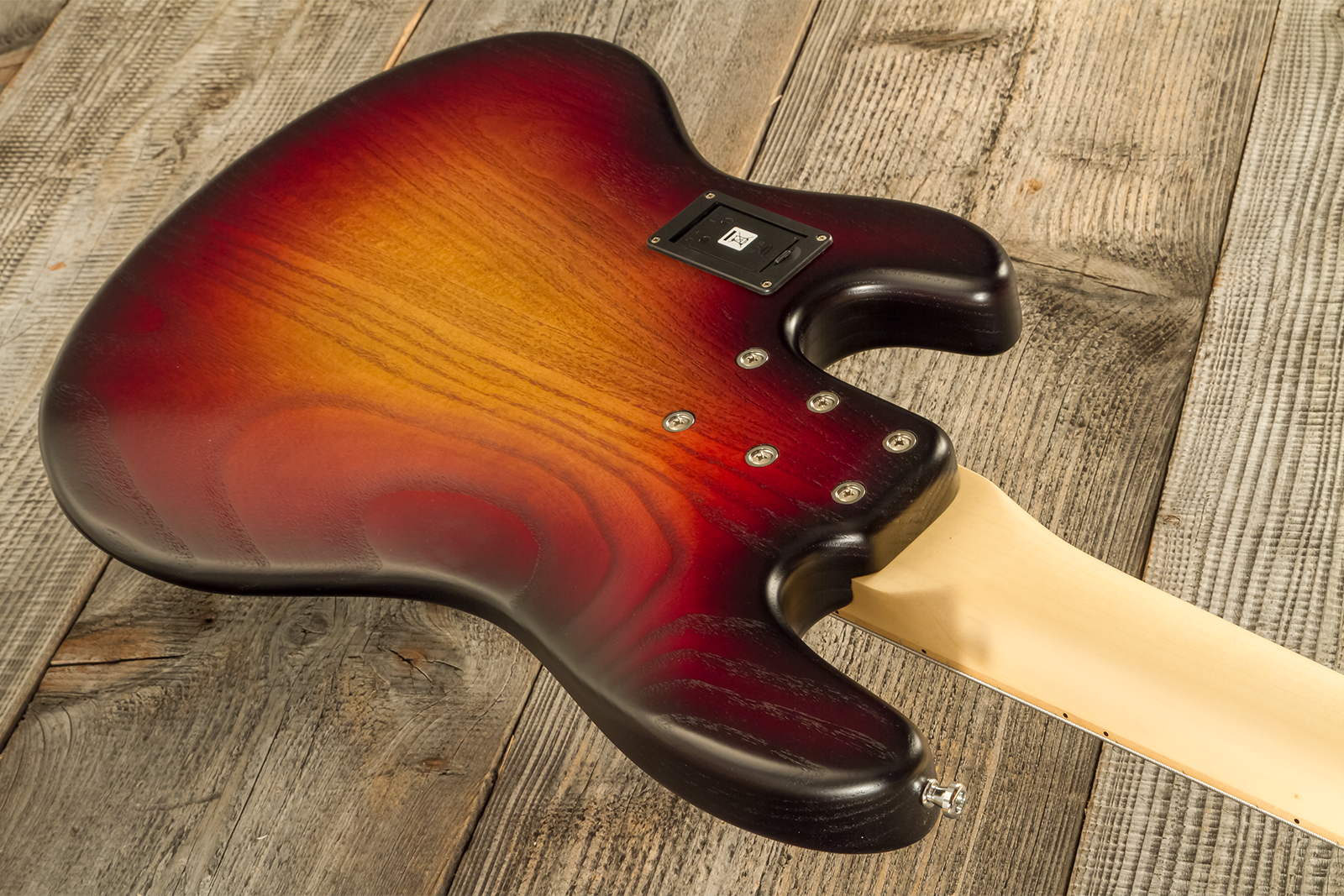 Sandberg California Tm5 Sl Superlight 5c All Active Mn - 3-tone Sunburst - Solidbody E-bass - Variation 6