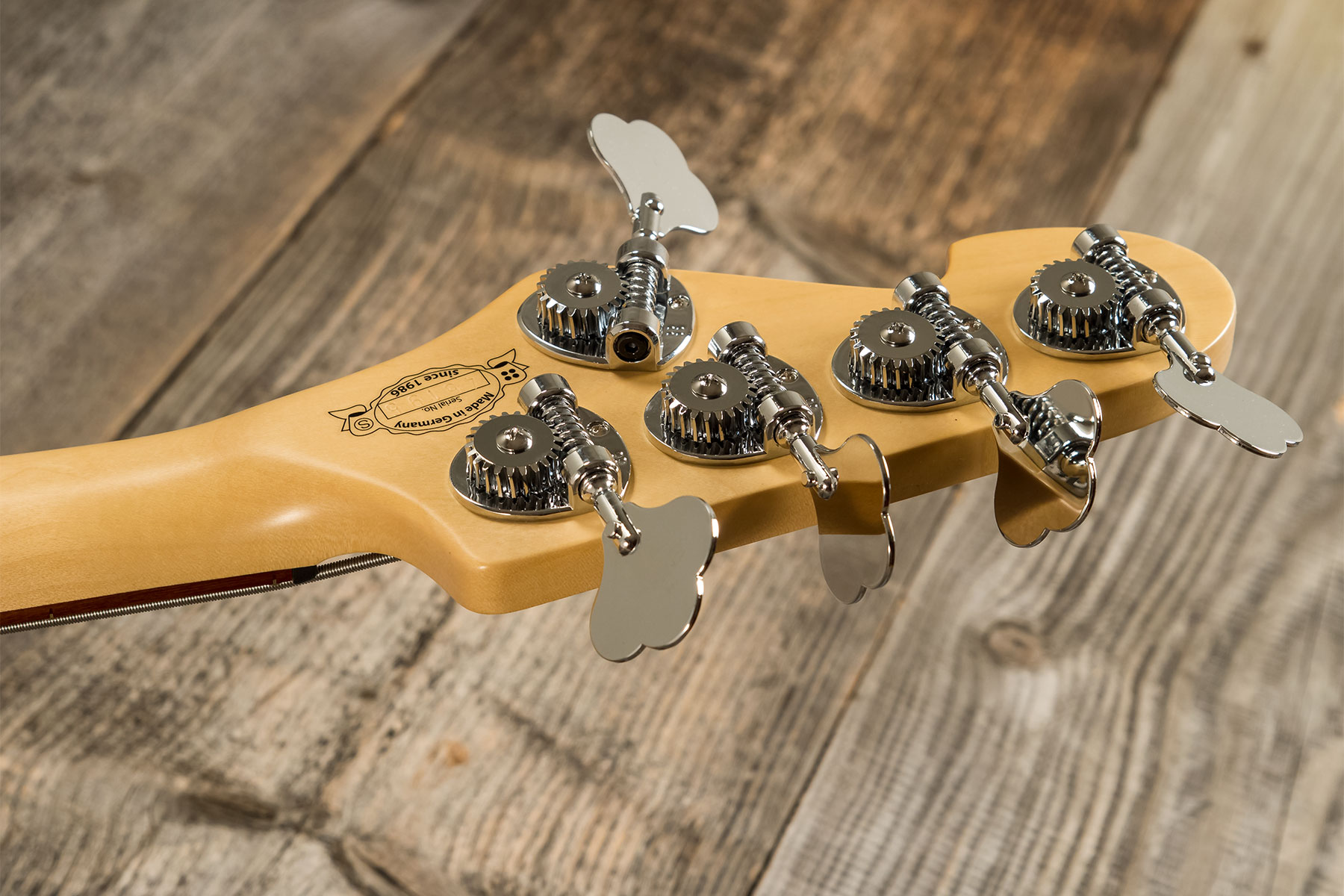 Sandberg California Tm5 Sl Superlight 5c All Active Pf #45195 - 3-tone Sunburst - Solidbody E-bass - Variation 8