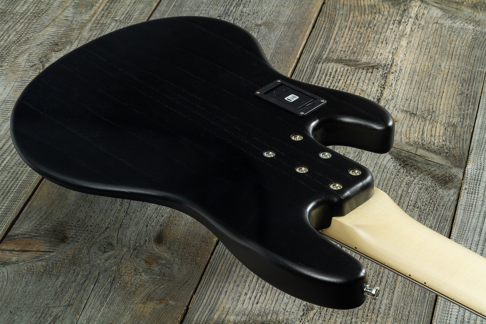 Sandberg California Tm5 Sl Superlight Black Dots Black Pckd 5c All Active Mn - Black Matt - Solidbody E-bass - Variation 8