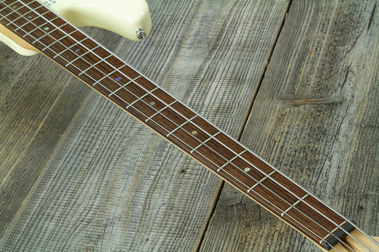 Sandberg California Vm4 Abalone Dots All 4c Active Rw - Highgloss Creme - Solidbody E-bass - Variation 13
