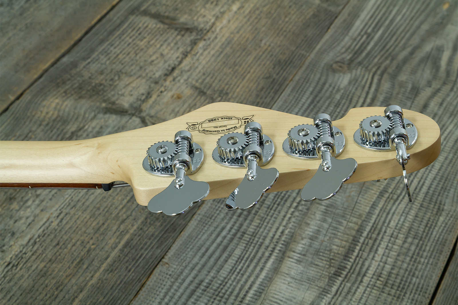 Sandberg California Vm4 Abalone Dots All 4c Active Rw - Highgloss Black - Solidbody E-bass - Variation 13